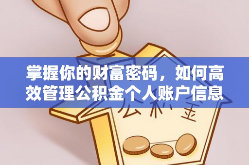 兰州掌握你的财富密码，如何高效管理公积金个人账户信息