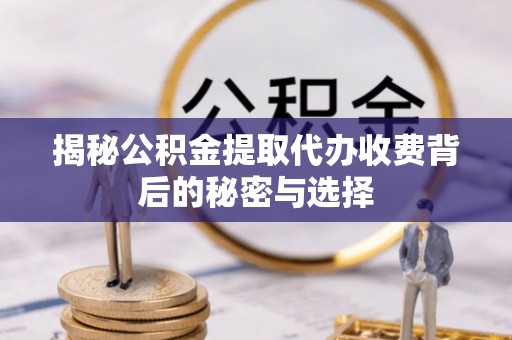 兰州揭秘公积金提取代办收费背后的秘密与选择